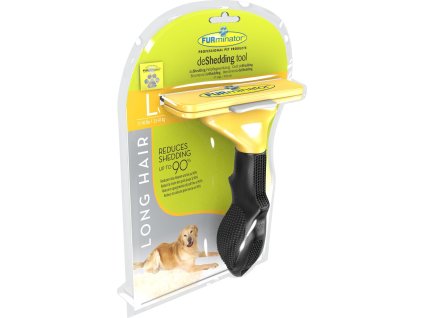 FURminator vyčesávací hrablo pro dlouhosrsté psy velkých plemen