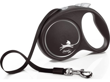 flexi Black Design L páska 5m/50 kg stříbrné