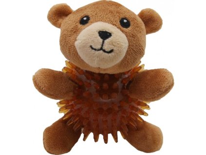 Hračka pro psy medvěd ježek 12cm