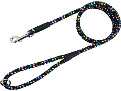 HUHUBAMBOO vodítko lanové 1x150cm, mix černé