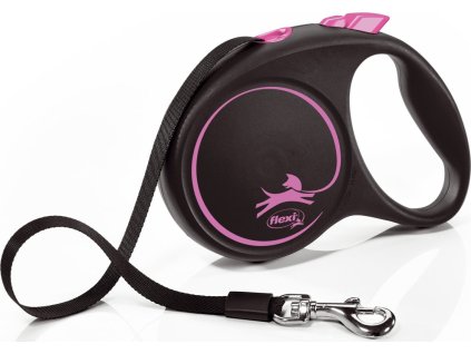 flexi Black Design M páska 5m/25 kg růžové