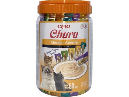Churu cat masové pyré mix - kuře 700g