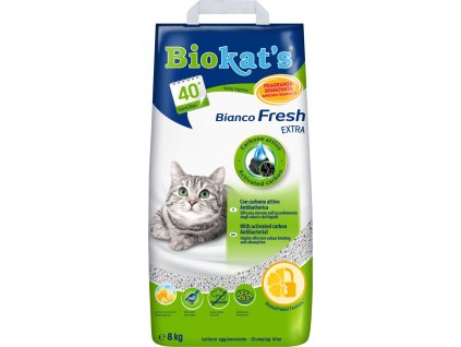 Podestýlka BIOKATS BIANCO FRESH EXTRA 8kg