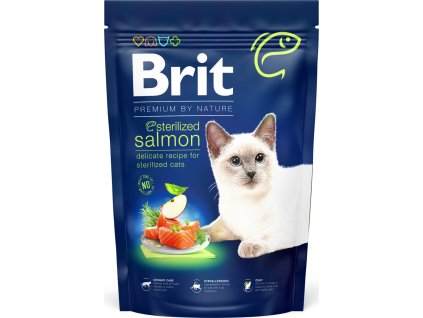 Brit Premium by Nature Cat Sterilized Salmon 1,5 kg