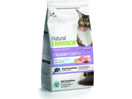Trainer Natural Cat Exigent mořská ryba 1,5kg