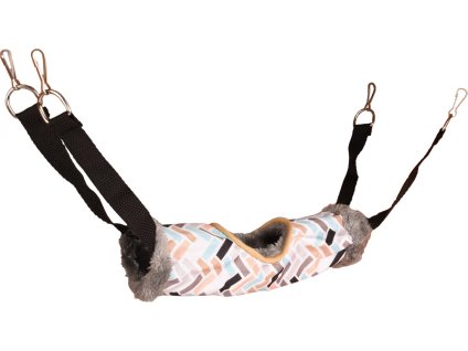 FLAMINGO tunel pro křečky TUNNEL CLAVIO 1 HOLE HANGER 26x9cm