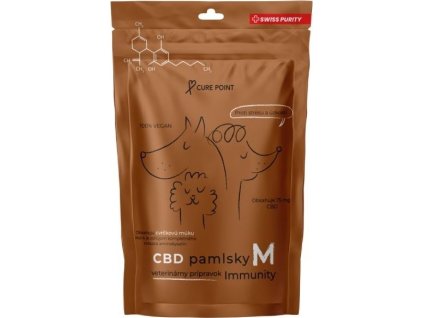 Curepoint CBD pamlsek Immunity M 100g