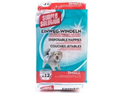 Simple Solution Plenkove kalhotky pro psy S 12ks