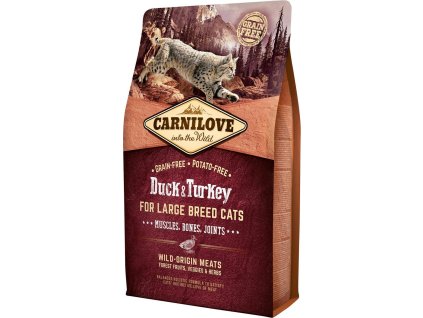 Carnilove Cat Grain Free Duck&Turkey LB Cat Muscles, Bones, Joints 2kg