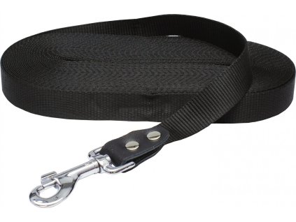 HUHUBAMBOO vodítko stopovací popruhové 2,5x1500cm, černé