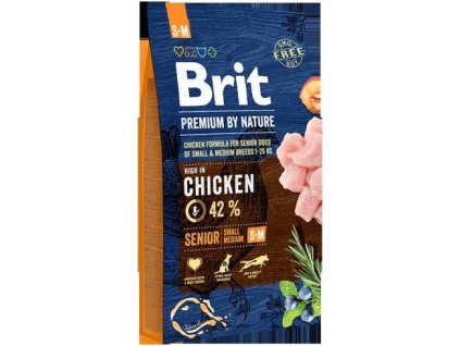 Brit Premium by Nature Senior S+M 8kg