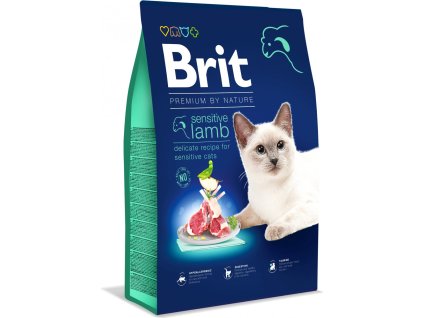 Brit Premium by Nature Cat Sensitive Lamb 8 kg