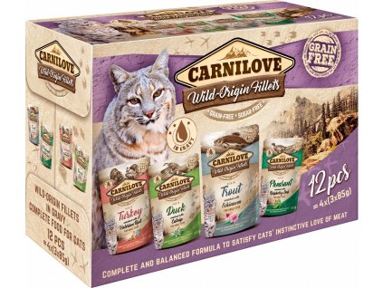 Carnilove cat pouch MULTIPACK (12x85g)