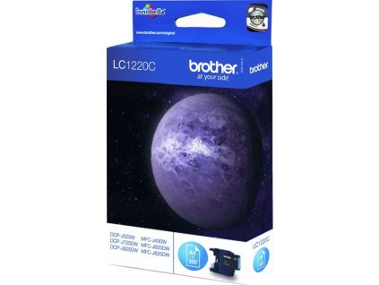BROTHER inkoustová náplň LC-1220C/ Azurová/ 300 stran