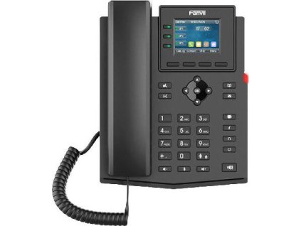 Fanvil X303G SIP telefon, 2,4"bar.disp., 4SIP, dual Gbit, PoE