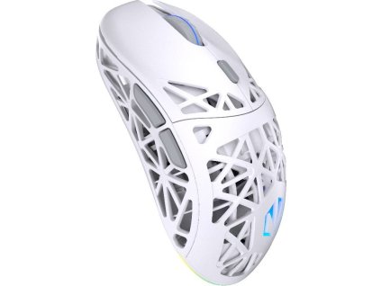 Endorfy myš LIV Plus Onyx White Wireless / PAW3395 / Khail GM 8.0 / bezdrátová / ultralehká / dockovací stanice / bílá
