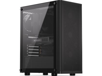 Endorfy skříň Ventum 200 Air/ 4x120mm PWM fan / 2xUSB / tvrzené sklo / černá