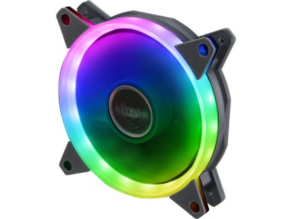AKASA LED ventilátor Vegas AR7 / AK-FN099 / 120mm / 3pin FAN / 4pin RGB led / RGB LED
