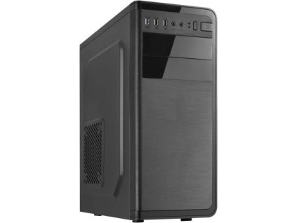 CRONO skříň Middle Tower 760i ATX/ bez zdroje/ 1x USB 3.0/ 2x USB 2.0/ 2x 3.5mm jack/ černý