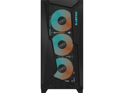 GIGABYTE C301 GLASS/Midi Tower/Transpar./Černá