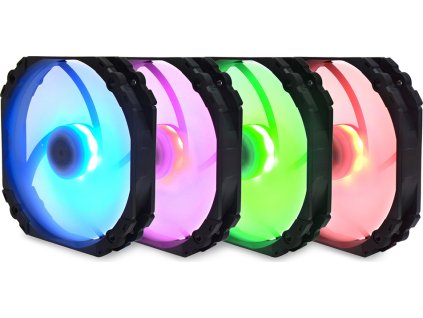 SCYTHE KF1425FD18R-P Kaze Flex 140 mm Round RGB PWM Fan 300-1800 rpm