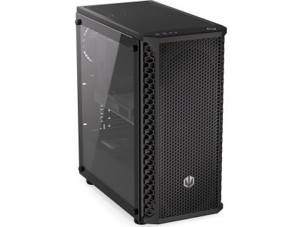 Endorfy skříň Signum 300 Air / 2xUSB 3.0 / 4x120mm fan PWM / mesh panel / tvrzené sklo / černá