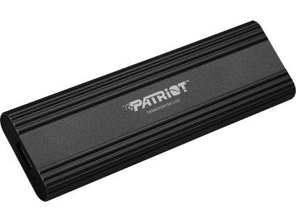 PATRIOT TRANSPORTER Lite 2TB Portable SSD / USB 3.2 Gen2 / USB-C / externí / hliníkové tělo / černý