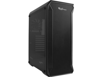 Počítačová skříň Genesis IRID 505 V2/Midi Tower/Transpar./Černá