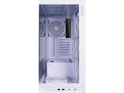 Adata XPG INVADER X BTF/Midi Tower/Transpar./Bílá