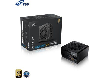 ADVAN GM 2M2 Black 750W icons logo s