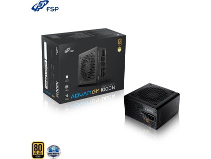 FSP ADVAN GM/1000W/ATX 3.1/80PLUS Gold/Modular/Retail