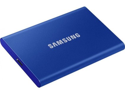 SAMSUNG Portable SSD T7 1TB / USB 3.2 Gen 2 / USB-C / Externí / Modrá