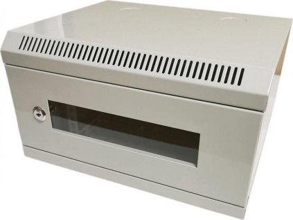 XtendLan Skříň 10", 4U, 280x350, šedý, prosklený