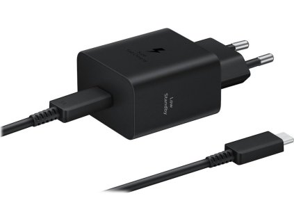 Samsung Nabíječka 45W, s USB-C kabelem 1,8m 1xUSB-C EP-T4511XBEGEU černá