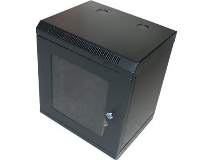 XtendLan Skříň 10", 9U, 280x350, černý, prosklený