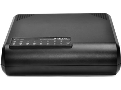 STONET by Netis ST-3116P  Switch 16x 10/100, plastový, GREEN, na stěnu/stůl