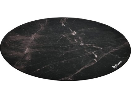AROZZI Zona Floorpad Black Marble/ ochranná podložka na podlahu/ kulatá 121 cm průměr/ design černý mramor