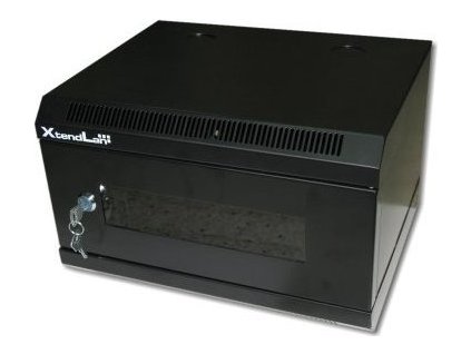 XtendLan Skříň 10", 4U, 280x350, černý, prosklený