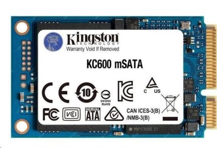 KINGSTON KC600 1024GB SSD / mSATA / Interní /
