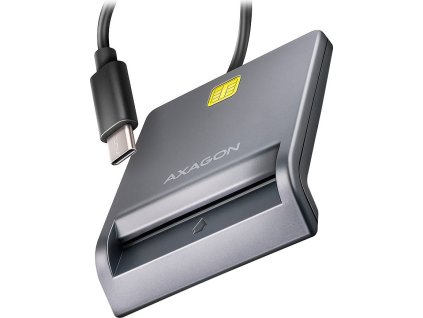 AXAGON čtečka kontaktních smart karet USB-C (eObčanka) / Smart Card / CRE-SM3TC / USB type-C / 1,2m