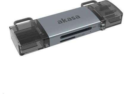AKASA - 2-In-1 USB 3.2 OTG Dual čtečka karet