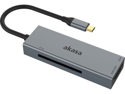 AKASA USB 3.2 Type-C čtečka karet