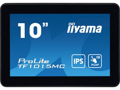 10" iiyama TF1015MC-B3: WXGA,10P,VGA,HDMI,DP