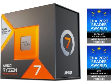 AMD Ryzen 7 7800X3D / LGA AM5 / max. 5,0GHz / 8C/16T / 104MB / 120W TDP / BOX bez chladiče