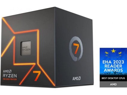 AMD Ryzen 7 7700 / LGA AM5 / max. 5,3GHz / 8C/16T / 40MB / 65W TDP / BOX vč. chladiče Wraith Prism