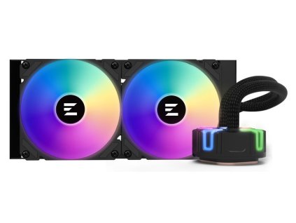 Zalman vodní chladič Reserator5 Z24 ARGB / 240 mm ARGB / ZE1225ASHx2 / černý