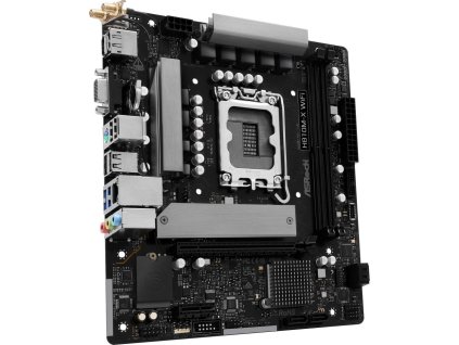 ASRock H810M-X WIFI / Intel H810 / LGA1851 / 2x DDR5 / M.2 / VGA / HDMI / DP / WiFi / mATX