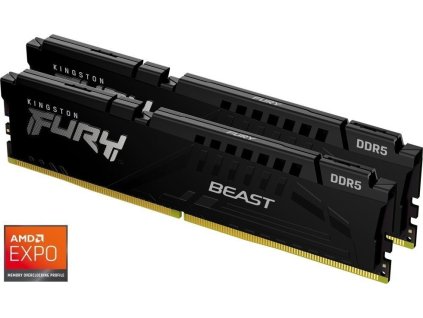 KINGSTON FURY Beast Black EXPO 64GB DDR5 6000MT/s / CL30 / DIMM / Kit 2x 32GB