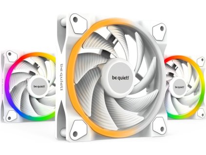 Be quiet! / ventilátor Light Wings White / 120mm / PWM / high speed / 3-pack / bílý