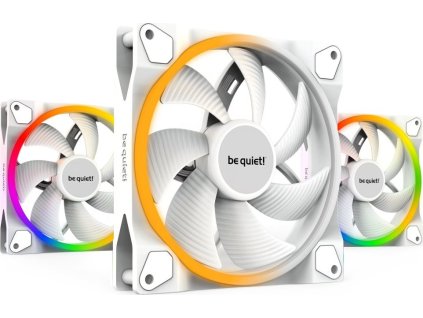 Be quiet! / ventilátor Light Wings White / 140mm / PWM / 3-pack / bílý